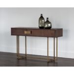 Jade Console Table - Antique Brass - Dark Mango 9 Jade Console Table - Antique Brass - Dark Mango 102984 102984 JADE CONSOLE TABLE 5
