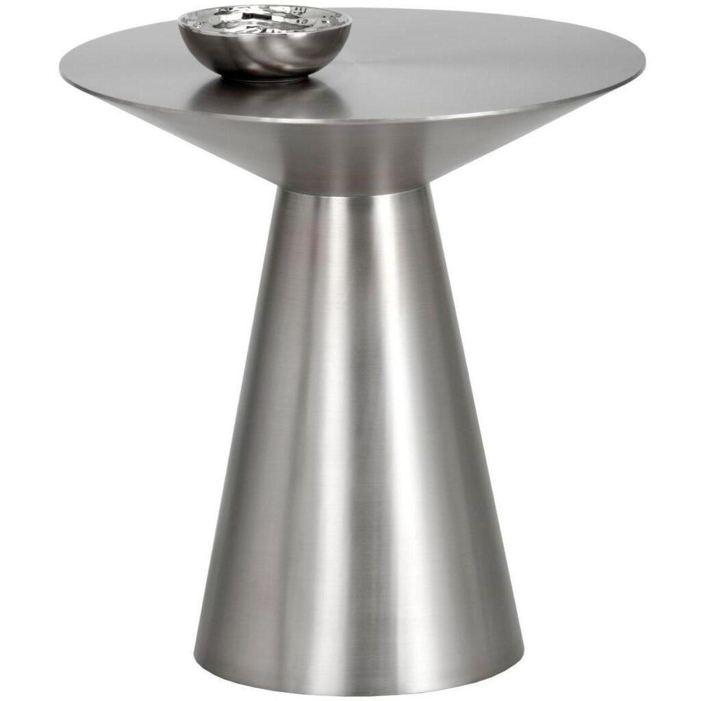 Carmel Side Table - Stainless Steel