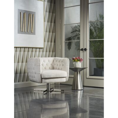 Carmel Side Table - Stainless Steel 103009 103009 CARMEL SIDE TABLE STAINLESS STEEL 11