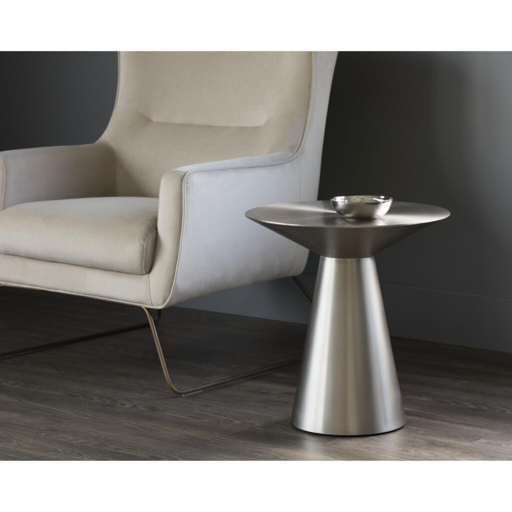 Carmel Side Table - Stainless Steel - Image 3