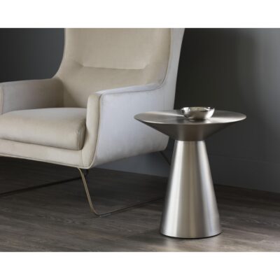 Carmel Side Table - Stainless Steel 103009 103009 CARMEL SIDE TABLE STAINLESS STEEL 5