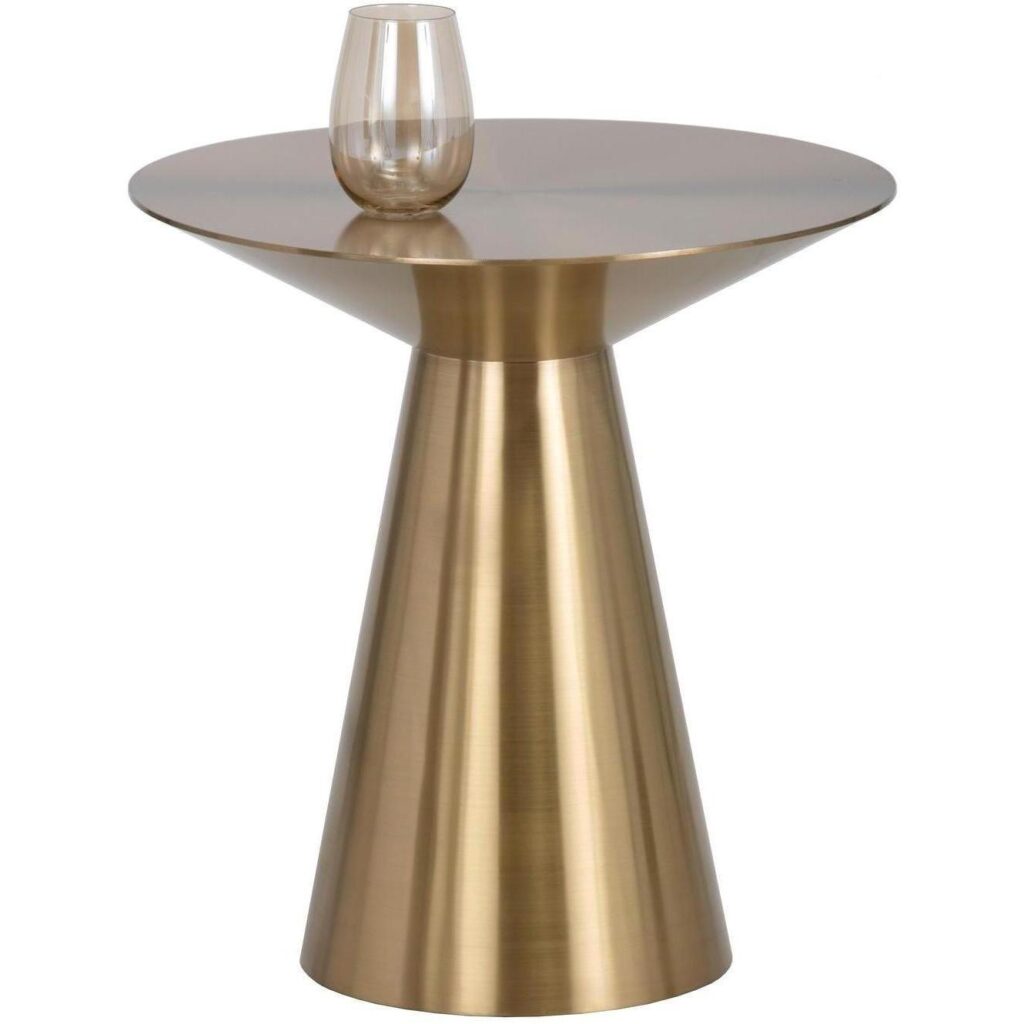 Carmel Side Table - Yellow Gold