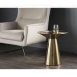 Carmel Side Table - Yellow Gold 7 Carmel Side Table - Yellow Gold 103010 103010 CARMEL SIDE TABLE YELLOW GOLD 5