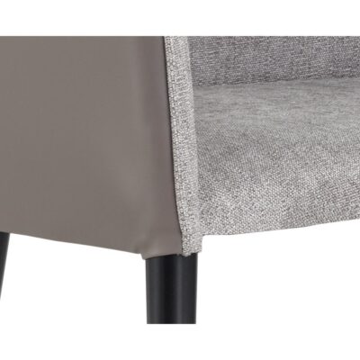 Asher Dining Armchair - Flint Grey / Napa Taupe 103148 103148 ASHER CLUB CHAIR GREYSTONE 6