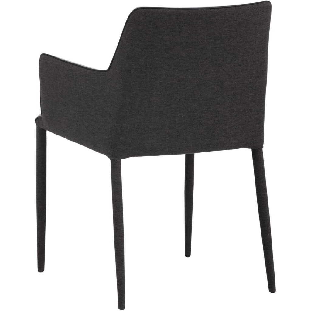 Renee Dining Armchair - Armour Grey / Dark Slate - Image 3