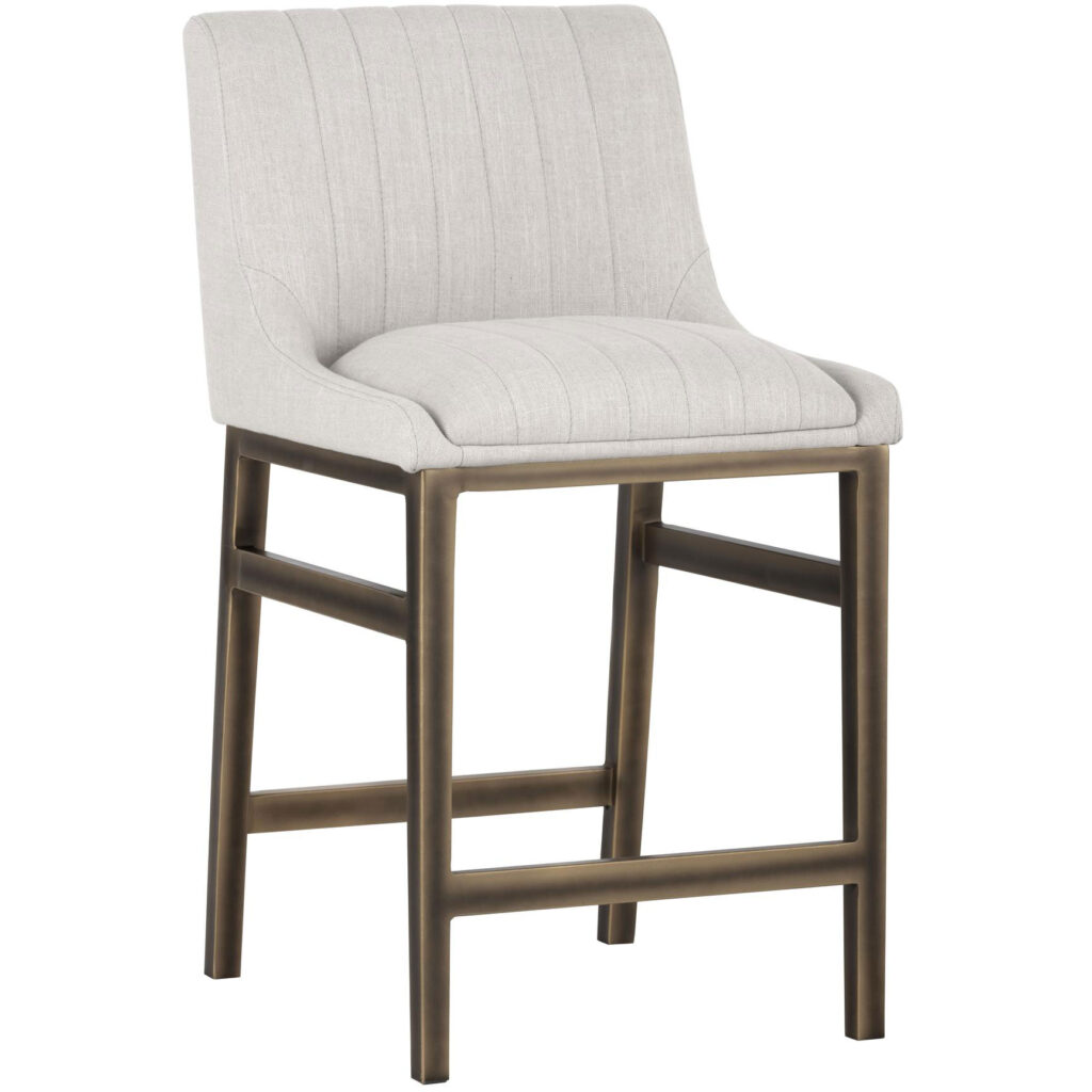 Halden Counter Stool - Beige Linen