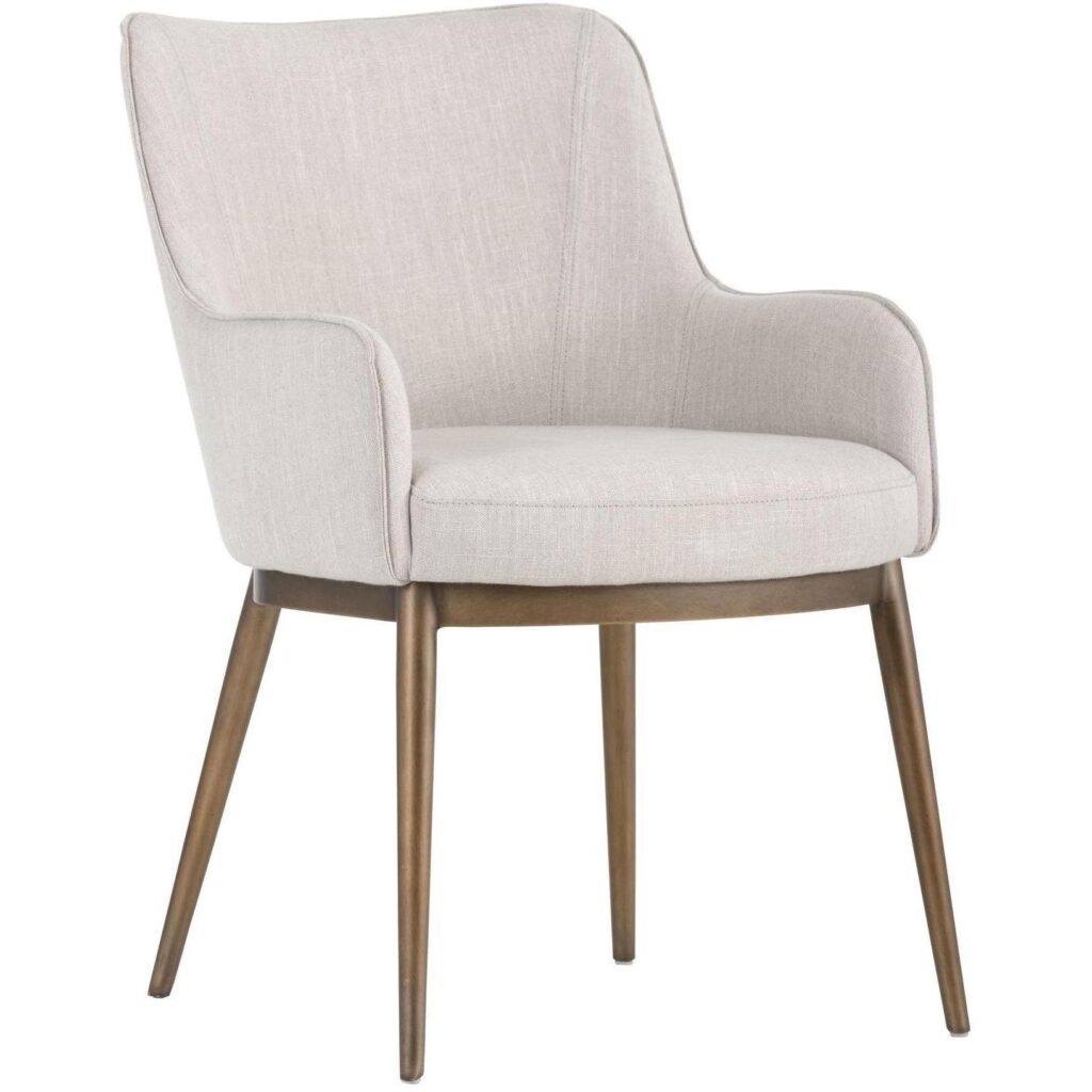 Franklin Dining Armchair - Beige Linen