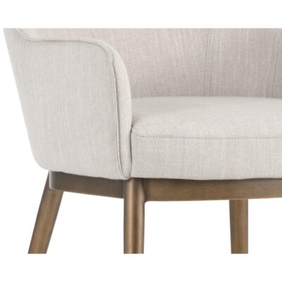 Franklin Dining Armchair - Beige Linen 103197 103197 FRANKLIN DINING CHAIR 6