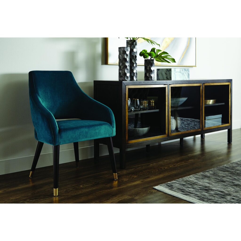 Adelaide Dining Armchair - Timeless Teal - Image 9