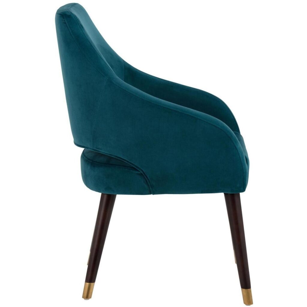 Adelaide Dining Armchair - Timeless Teal - Image 3