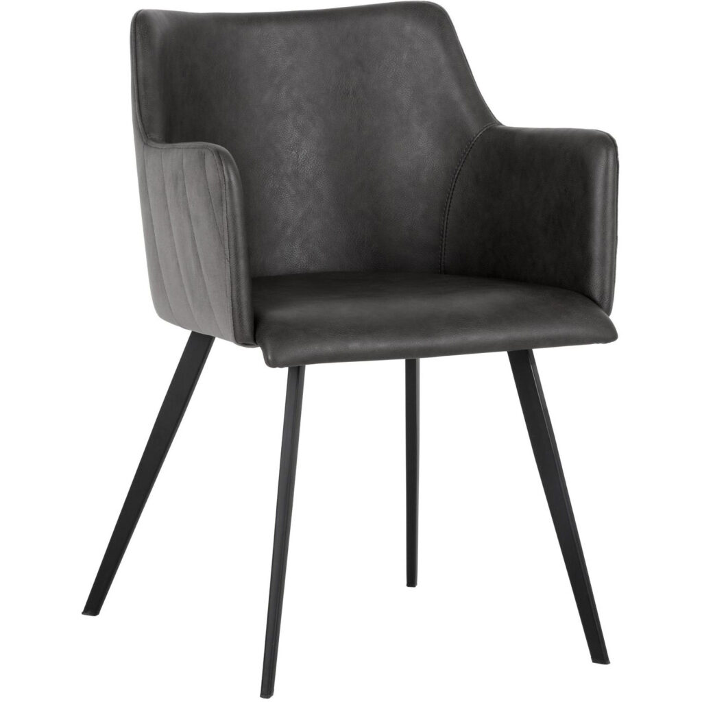 Griffin Dining Armchair - Town Grey / Roman Grey