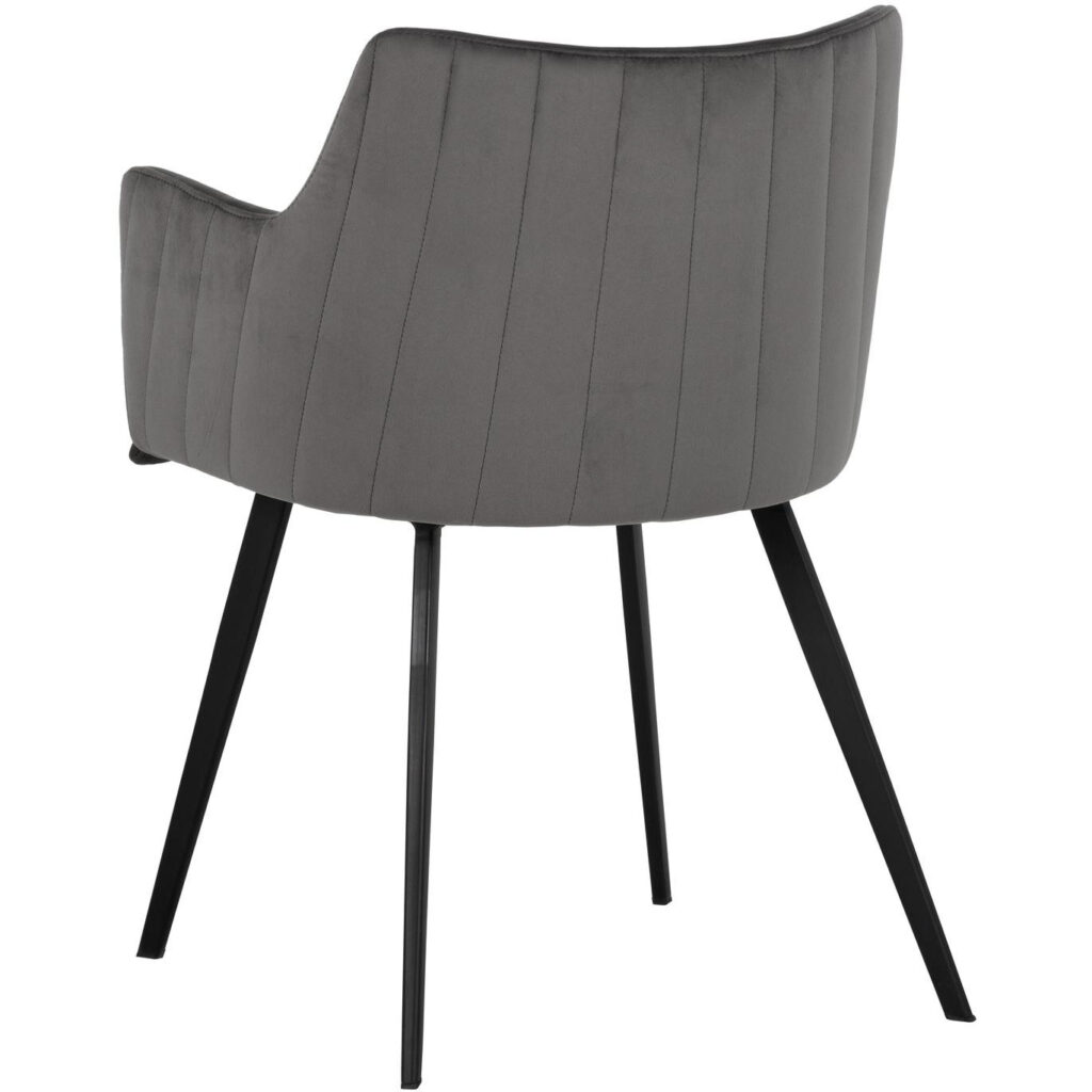 Griffin Dining Armchair - Town Grey / Roman Grey - Image 3