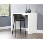 Griffin Barstool - Town Grey / Roman Grey 11 Griffin Barstool - Town Grey / Roman Grey - Image 4