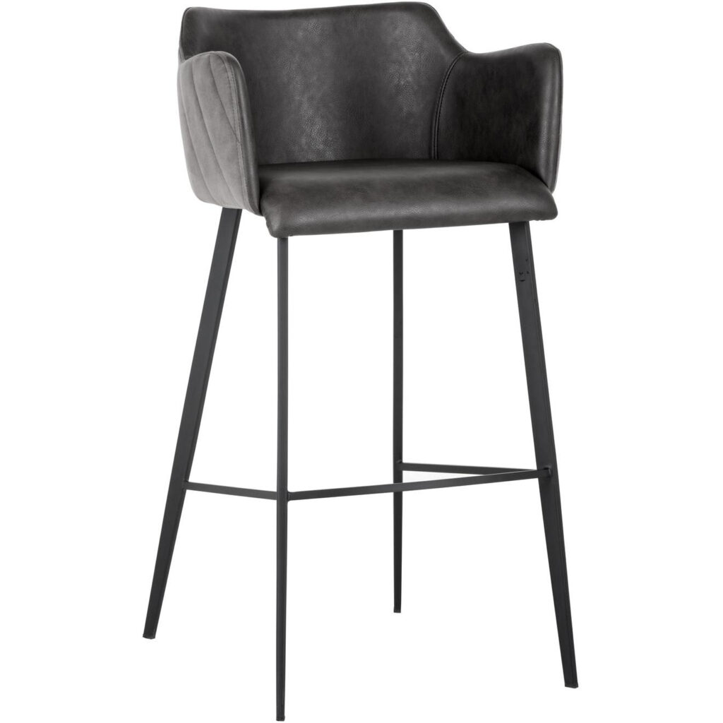 Griffin Barstool - Town Grey / Roman Grey