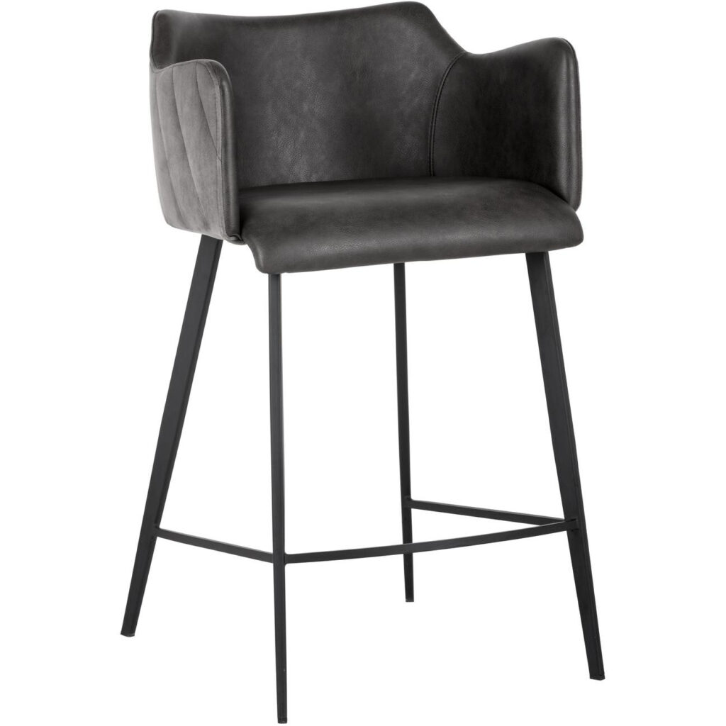 Griffin Counter Stool - Town Grey / Roman Grey