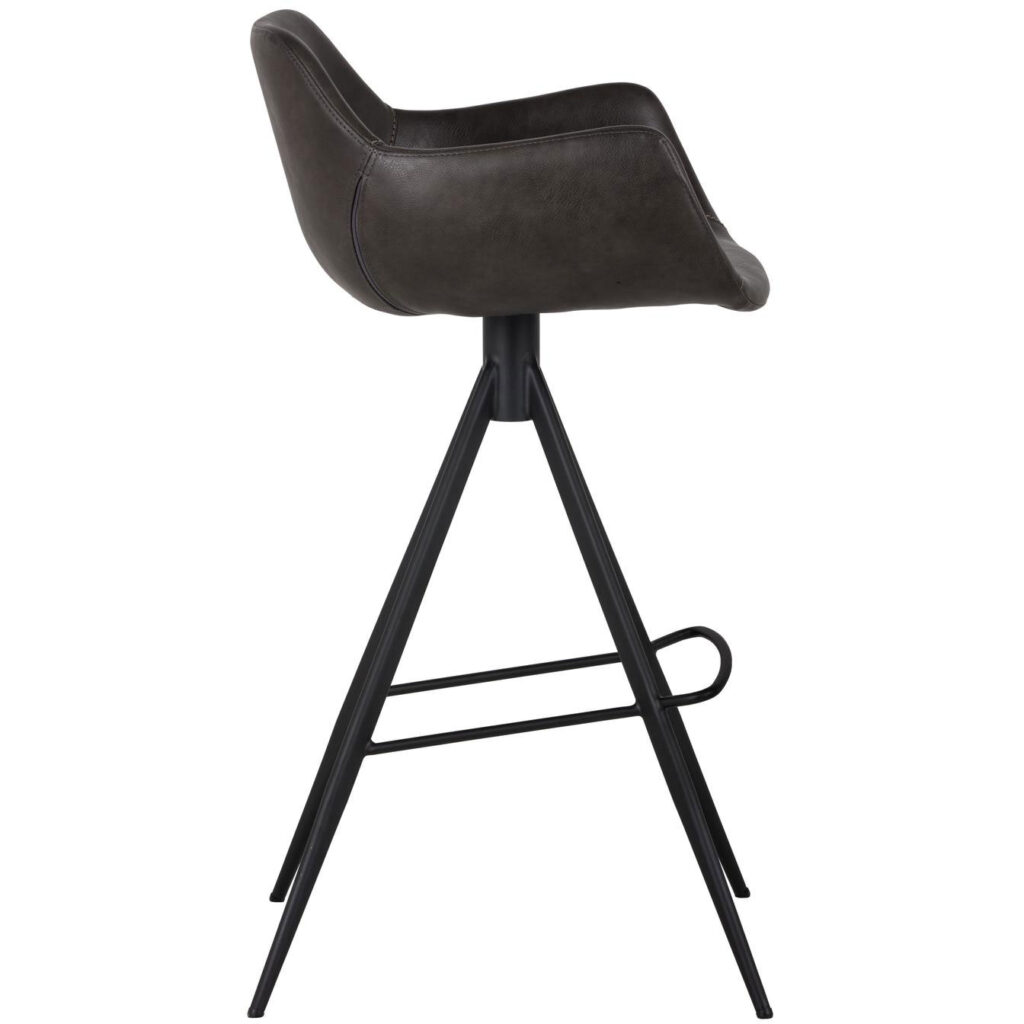 Owen Swivel Barstool - Town Grey - Image 2