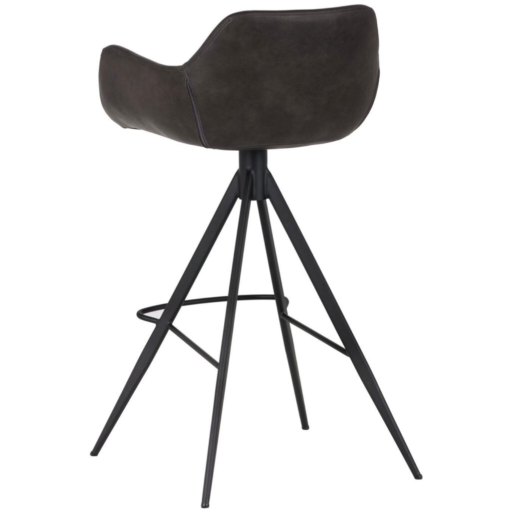 Owen Swivel Barstool - Town Grey - Image 3