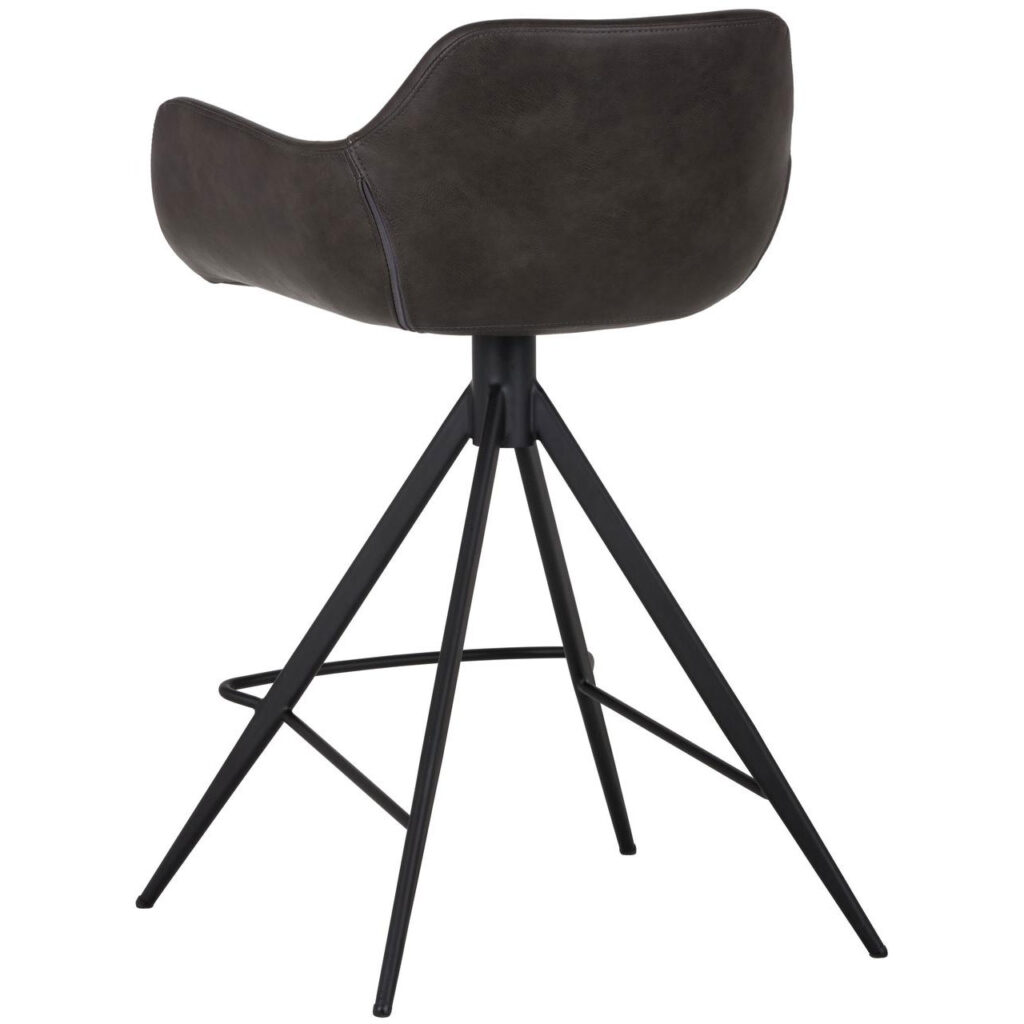 Owen Swivel Counter Stool - Town Grey - Image 3