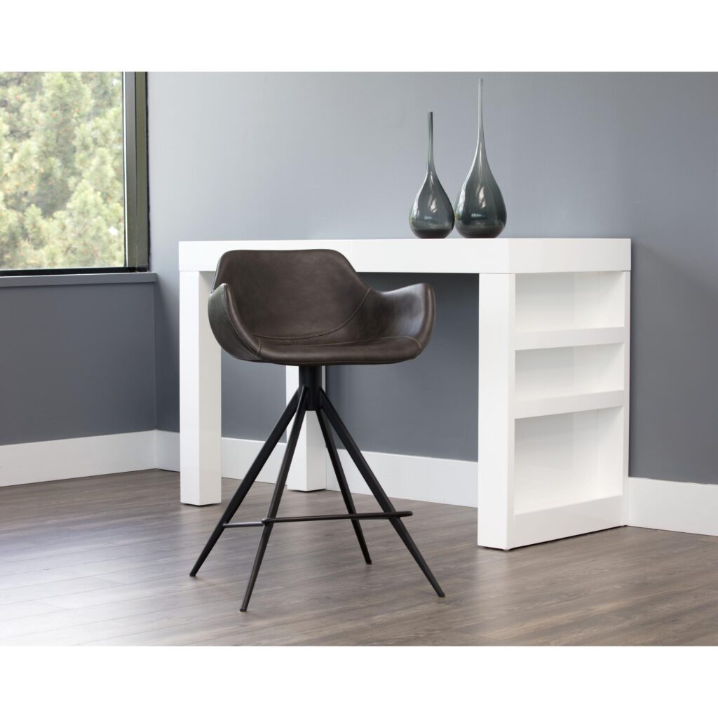 Owen Swivel Counter Stool - Town Grey - Image 4