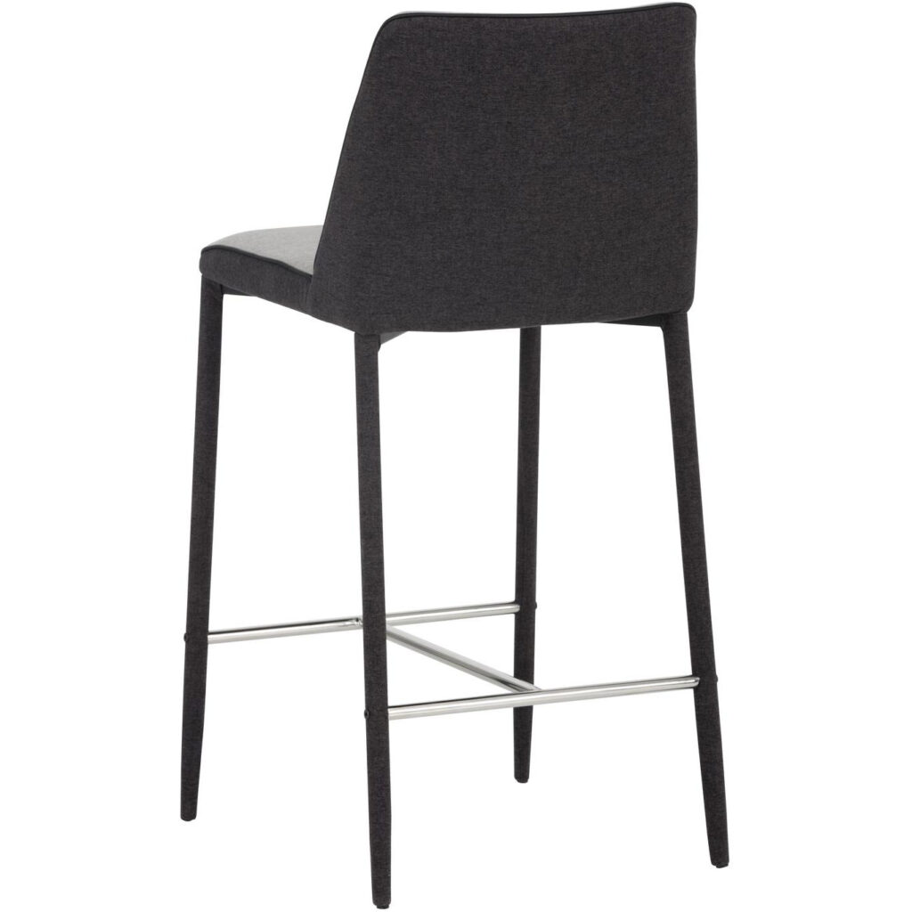 Renee Counter Stool - Armour Grey / Dark Slate - Image 3