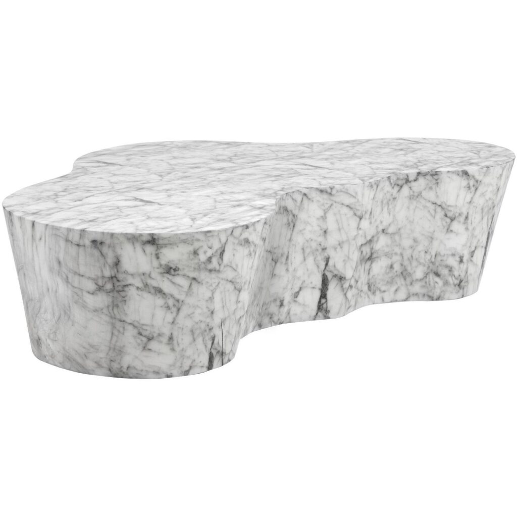 Ava Coffee Table - Marble Look - Image 2