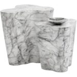Ava End Table - Small - Marble Look 13 Ava End Table - Small - Marble Look 103310 103310 AVA END TABLE SMALL 11