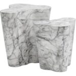Ava End Table - Small - Marble Look 11 Ava End Table - Small - Marble Look 103310 103310 AVA END TABLE SMALL 4