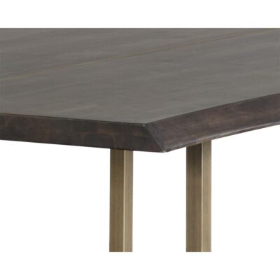 Donnelly Dining Table - Antique Brass - Dark Mango - 95" 103315 103315 DONNELLY DINING TABLE 6