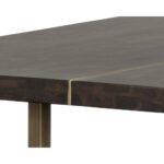 Donnelly Dining Table - Antique Brass - Dark Mango - 95" 11 Donnelly Dining Table - Antique Brass - Dark Mango - 95" 103315 103315 DONNELLY DINING TABLE 7
