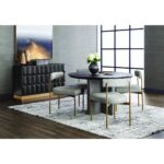 Seneca Dining Chair - Antique Brass - Arena Cement 15 Seneca Dining Chair - Antique Brass - Arena Cement 103362 103362 SENECA DINING CHAIR 10
