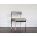 Seneca Dining Chair - Antique Brass - Arena Cement 11 Seneca Dining Chair - Antique Brass - Arena Cement 103362 103362 SENECA DINING CHAIR 5