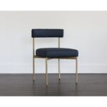 Seneca Dining Chair - Antique Brass - Arena Navy 8 Seneca Dining Chair - Antique Brass - Arena Navy 103363 103363 SENECA DINING CHAIR 1