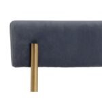 Seneca Dining Chair - Antique Brass - Velvet Slate 13 Seneca Dining Chair - Antique Brass - Velvet Slate 103365 103365 SENECA DINING CHAIR VELVET SLATE FABRIC 8