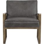 Kristoffer Lounge Chair - Vintage Steel Grey Leather 10 Kristoffer Lounge Chair - Vintage Steel Grey Leather 103498 103498 KRISTOFFER LOUNGE CHAIR 1