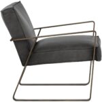 Kristoffer Lounge Chair - Vintage Steel Grey Leather 11 Kristoffer Lounge Chair - Vintage Steel Grey Leather 103498 103498 KRISTOFFER LOUNGE CHAIR 2