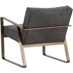 Kristoffer Lounge Chair - Vintage Steel Grey Leather 12 Kristoffer Lounge Chair - Vintage Steel Grey Leather 103498 103498 KRISTOFFER LOUNGE CHAIR 3