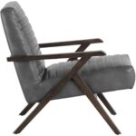 Peyton Lounge Chair - Cantina Magnetite 10 Peyton Lounge Chair - Cantina Magnetite 103522 103522 PEYTON LOUNGE CHAIR MAGNETITE LEATHER 2