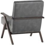 Peyton Lounge Chair - Cantina Magnetite 11 Peyton Lounge Chair - Cantina Magnetite 103522 103522 PEYTON LOUNGE CHAIR MAGNETITE LEATHER 3