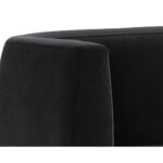 Gala Dining Armchair - Shadow Grey 15 Gala Dining Armchair - Shadow Grey 103526 103526 GALA DINING CHAIR ANTIQUE BRASS SHADOW GREY FABRIC 7