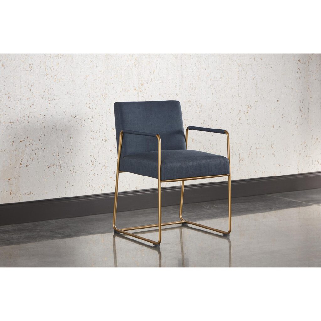 Balford Dining Armchair - Arena Navy - Image 5