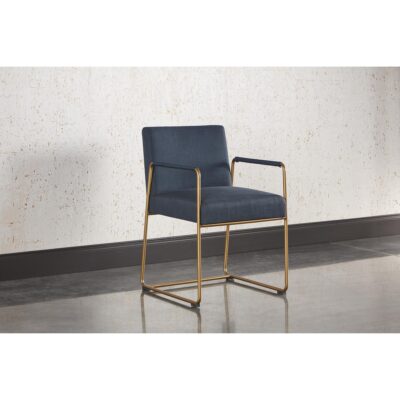 Balford Dining Armchair - Arena Navy 103530 103530 BALFORD ARM CHAIR ARENA NAVY 5