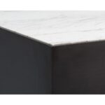 Catherine Coffee Table 11 Catherine Coffee Table 103609 103609 CATHERINE COFFEE TABLE ANTIQUE SILVER WHITE MARBLE 6