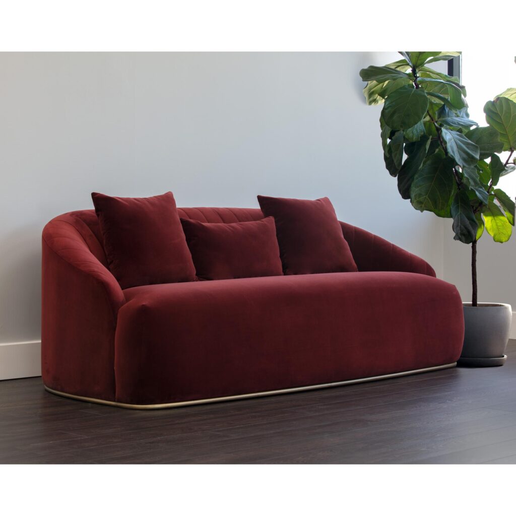 Astrid Sofa - Merlot - Image 3