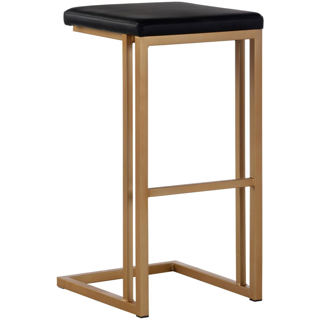 Boone Barstool - Champagne Gold - Onyx