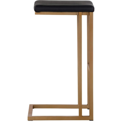 Boone Barstool - Champagne Gold - Onyx 103643 103643 BOONE BARSTOOL CHAMPAGNE GOLD ONYX 2