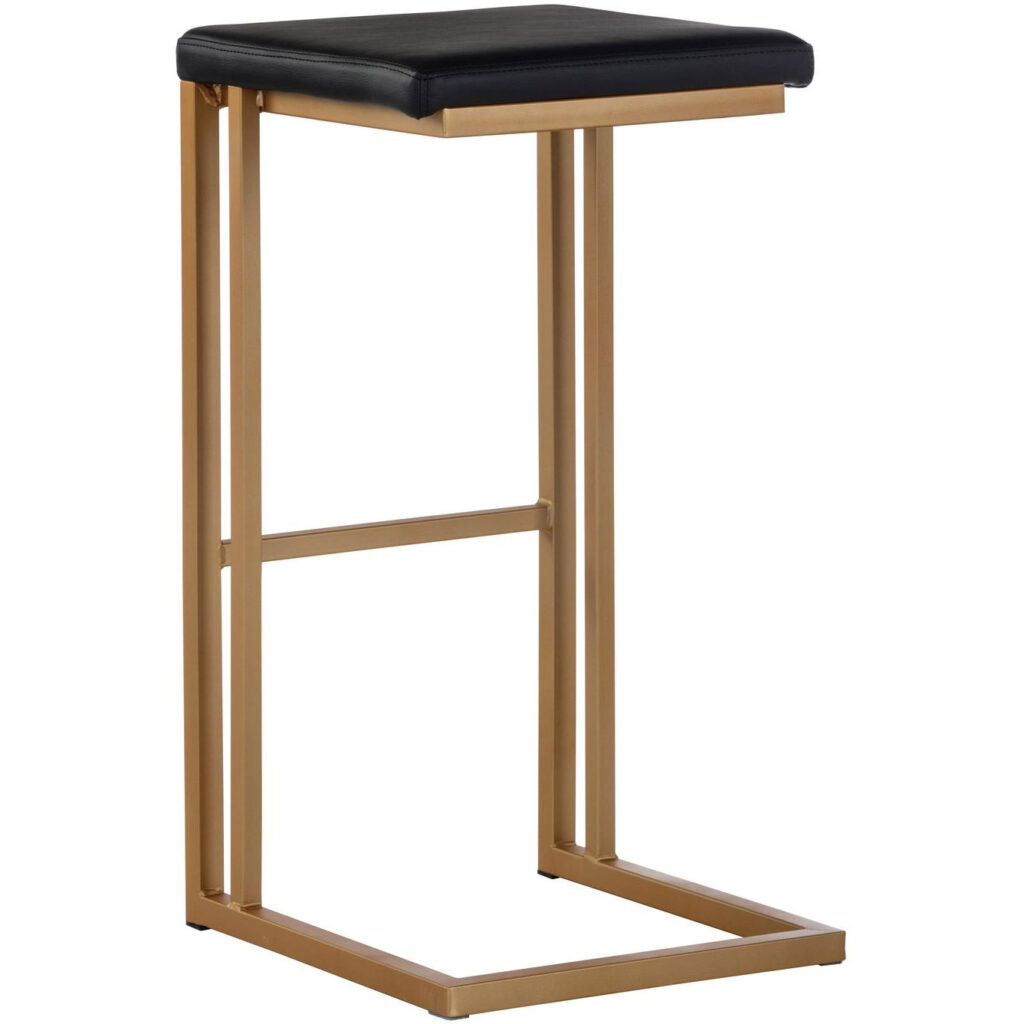 Boone Barstool - Champagne Gold - Onyx - Image 3