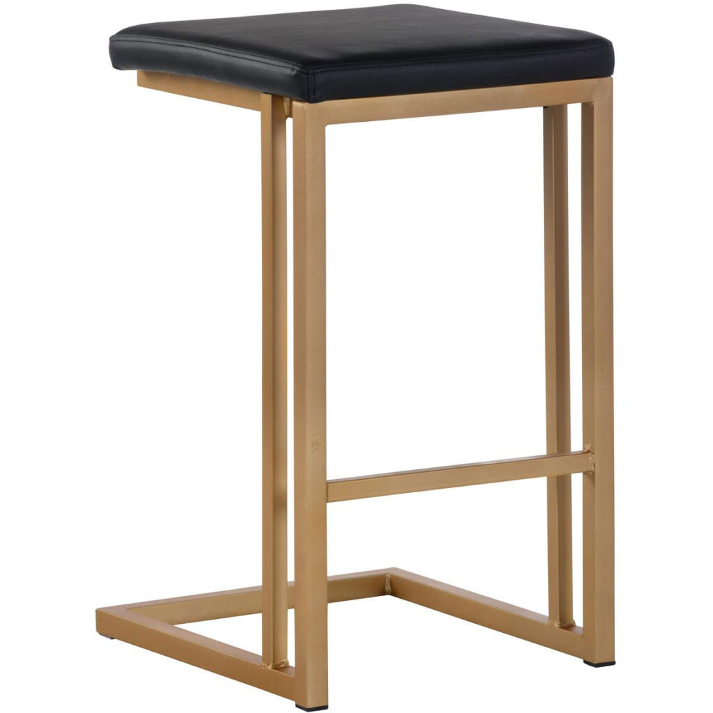 Boone Counter Stool - Champagne Gold - Onyx