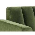 Yosi Armchair - Moss Green 14 Yosi Armchair - Moss Green 103689 103689 YOSI ARMCHAIR ANTIQUE BRASS MOSS GREEN FABRIC 7