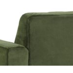 Yosi Armchair - Moss Green 15 Yosi Armchair - Moss Green 103689 103689 YOSI ARMCHAIR ANTIQUE BRASS MOSS GREEN FABRIC 8