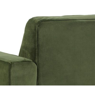 Yosi Armchair - Moss Green 103689 103689 YOSI ARMCHAIR ANTIQUE BRASS MOSS GREEN FABRIC 8